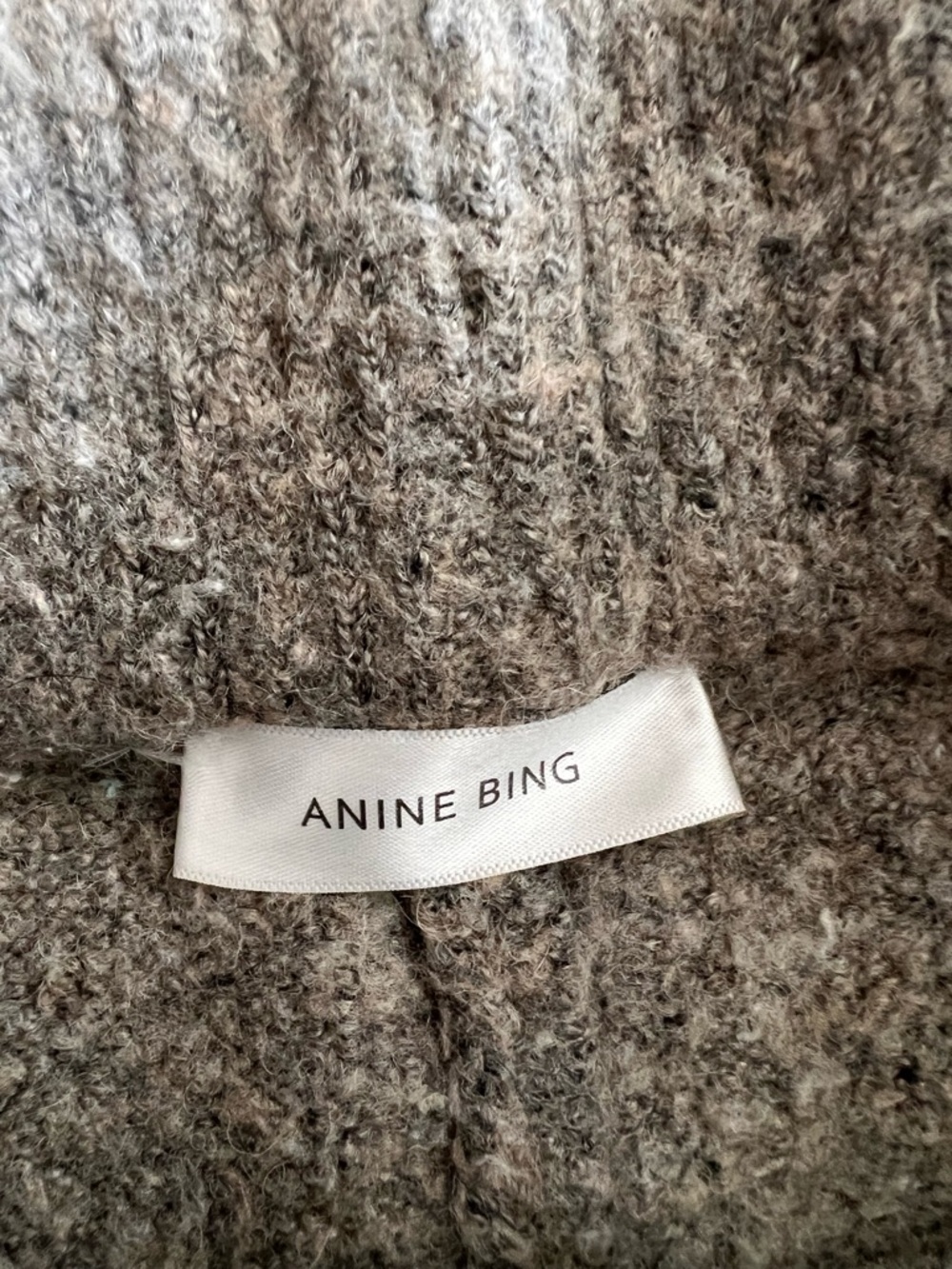 Anine Bing Saylor Knit Joggers Brown Cozy Lounge Pockets Womens Size Small - Picture 5 of 10